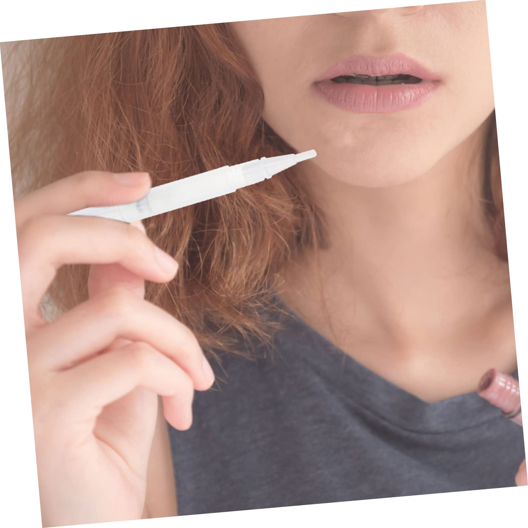 FRCOLOR 3sets Empty Lip Oil Tubes Concealer Pens Brush Applicators Flexible Leakproof Portable 4pcs*3