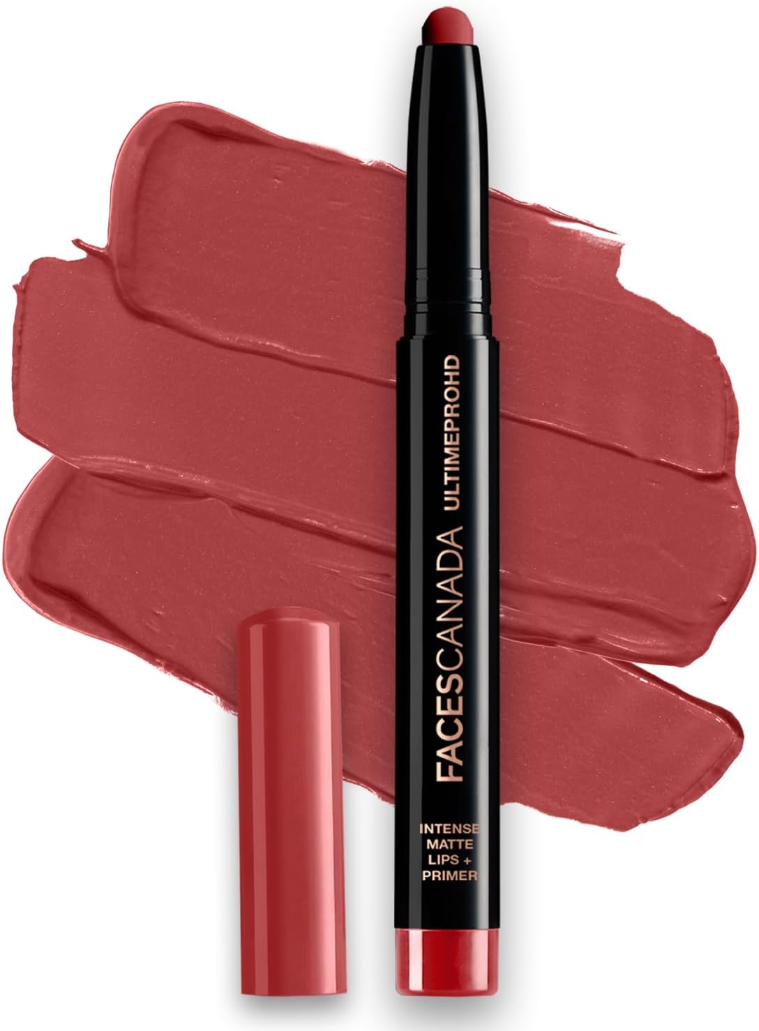 Faces - Canada Ultime Pro HD Intense Matte Lips + Primer 1.4g Blood Moon (Red)