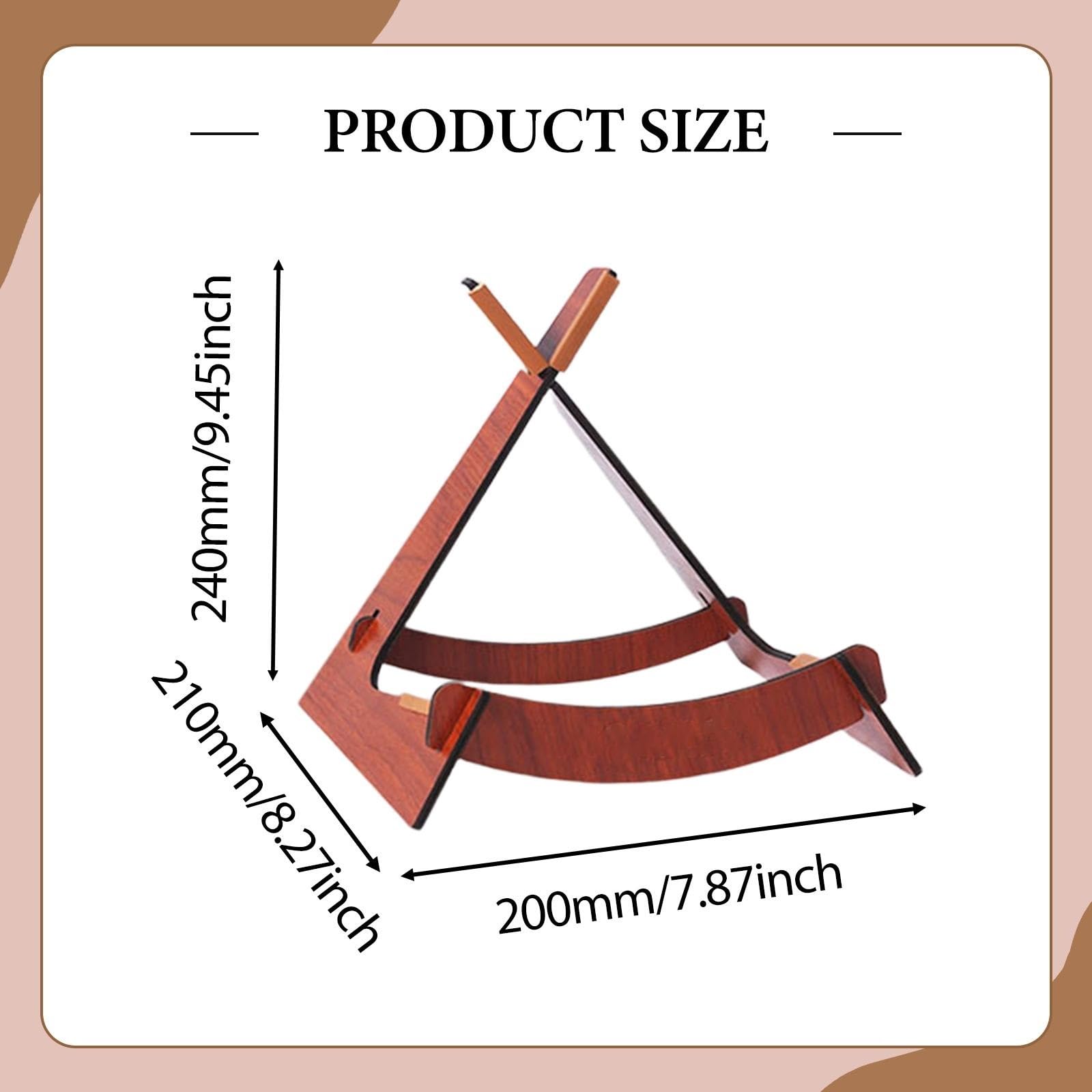 Gitarrenständer Holz Gitarrenständer aus Holz, stabiler Violinen-Stützhalter for Akustikbass, Klassik(Light Brown)