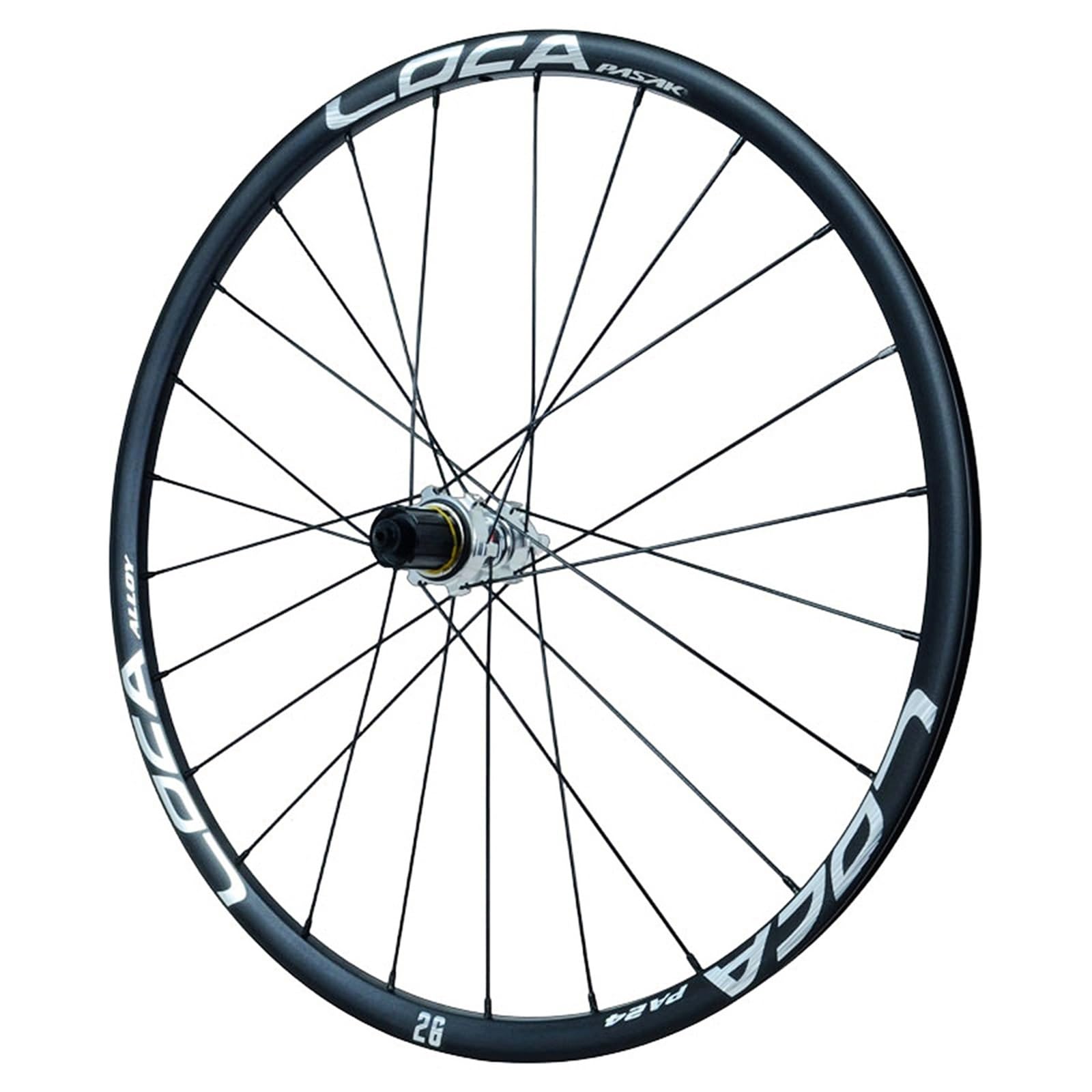 700C koło wyścigowe przednie hamulce tarczowe, szybkozamykacz tylnego koła, 9 x 100 mm/10 x 135 mm, 24-otworowe piasty do kasety 8/9/10/11/12-rzędowej