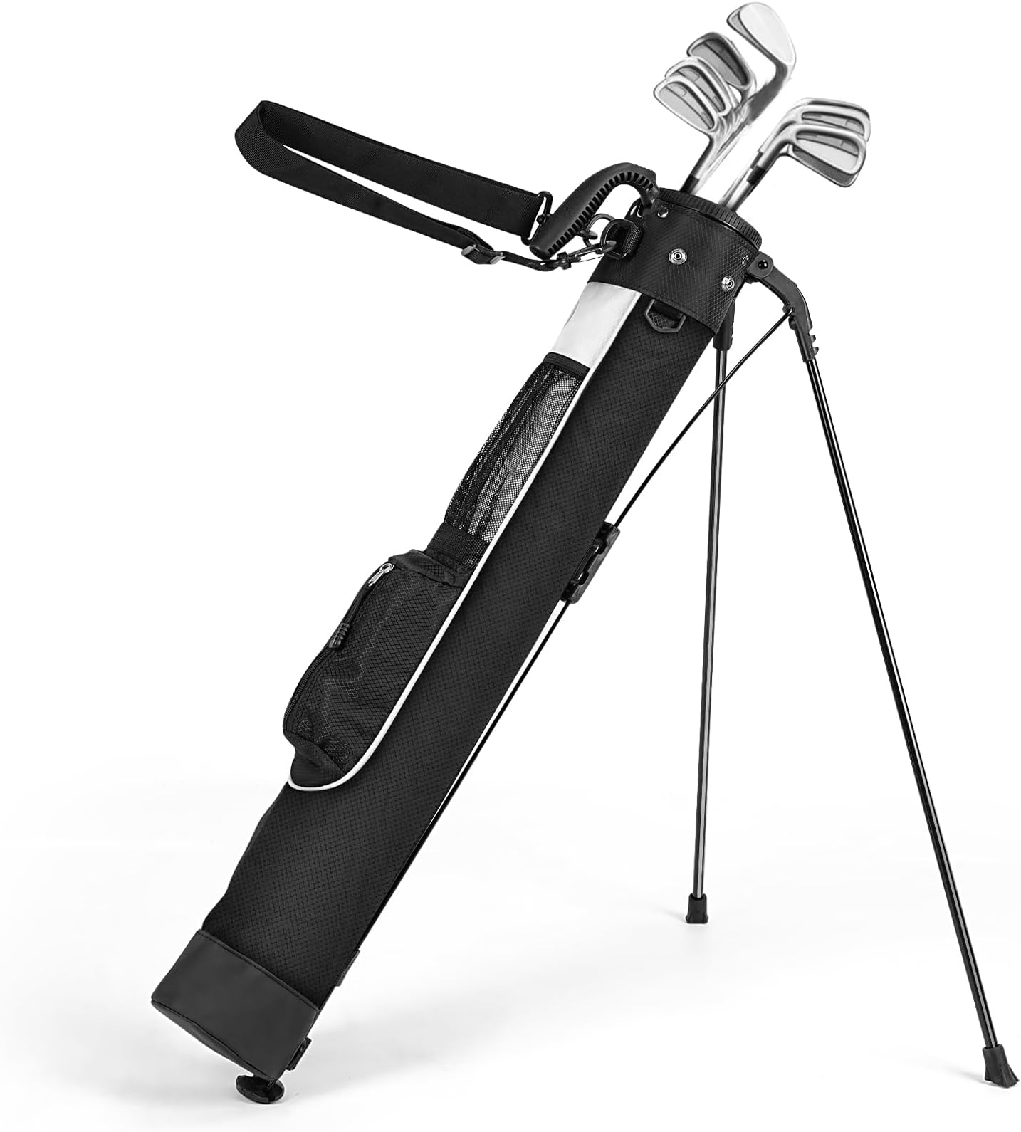 Lightweight for Golf Stand Bag with Strap and Stand, Easy to Carry and Durability Pitch n Putt for Golf Bag, with Golf Stand Bag for The Driving Range, Par 3 and Executive Courses,31.5″Tall