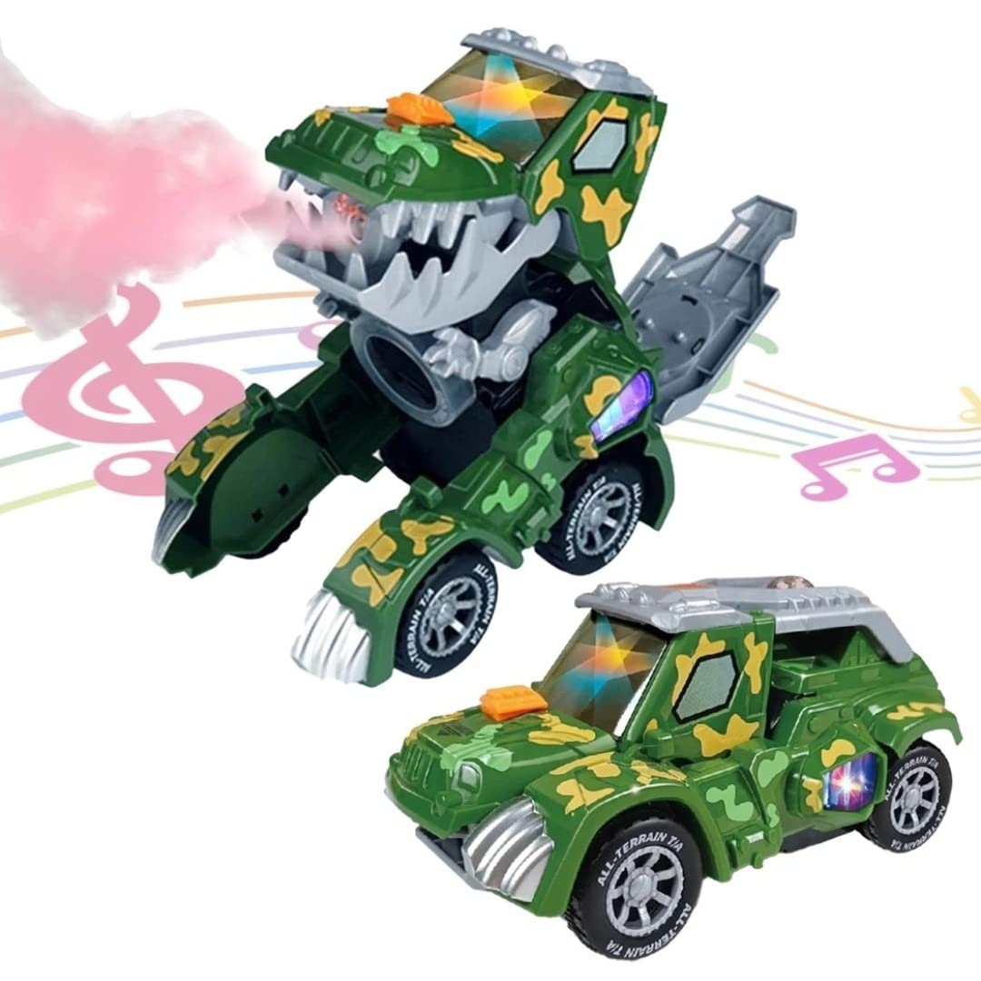 Buy Toytrends 2 in 1 Automatic Dinosaur Transformer Car Toy