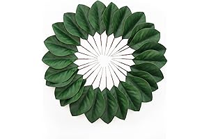 Pack of 40 Artificial Green Magnolia Leaves for Wedding Decor