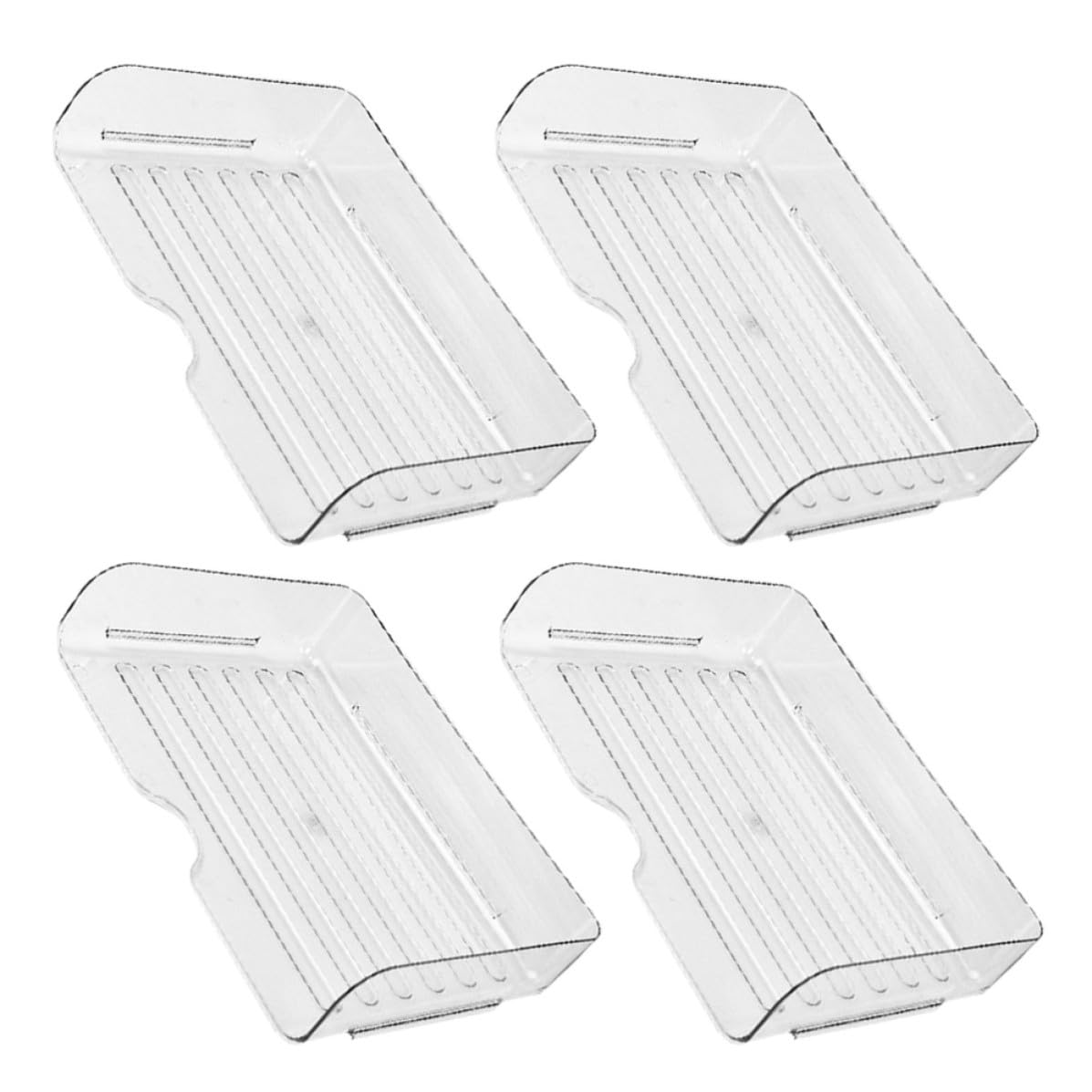4 Piezas Bandejas Apilables de Escritorio Pet
