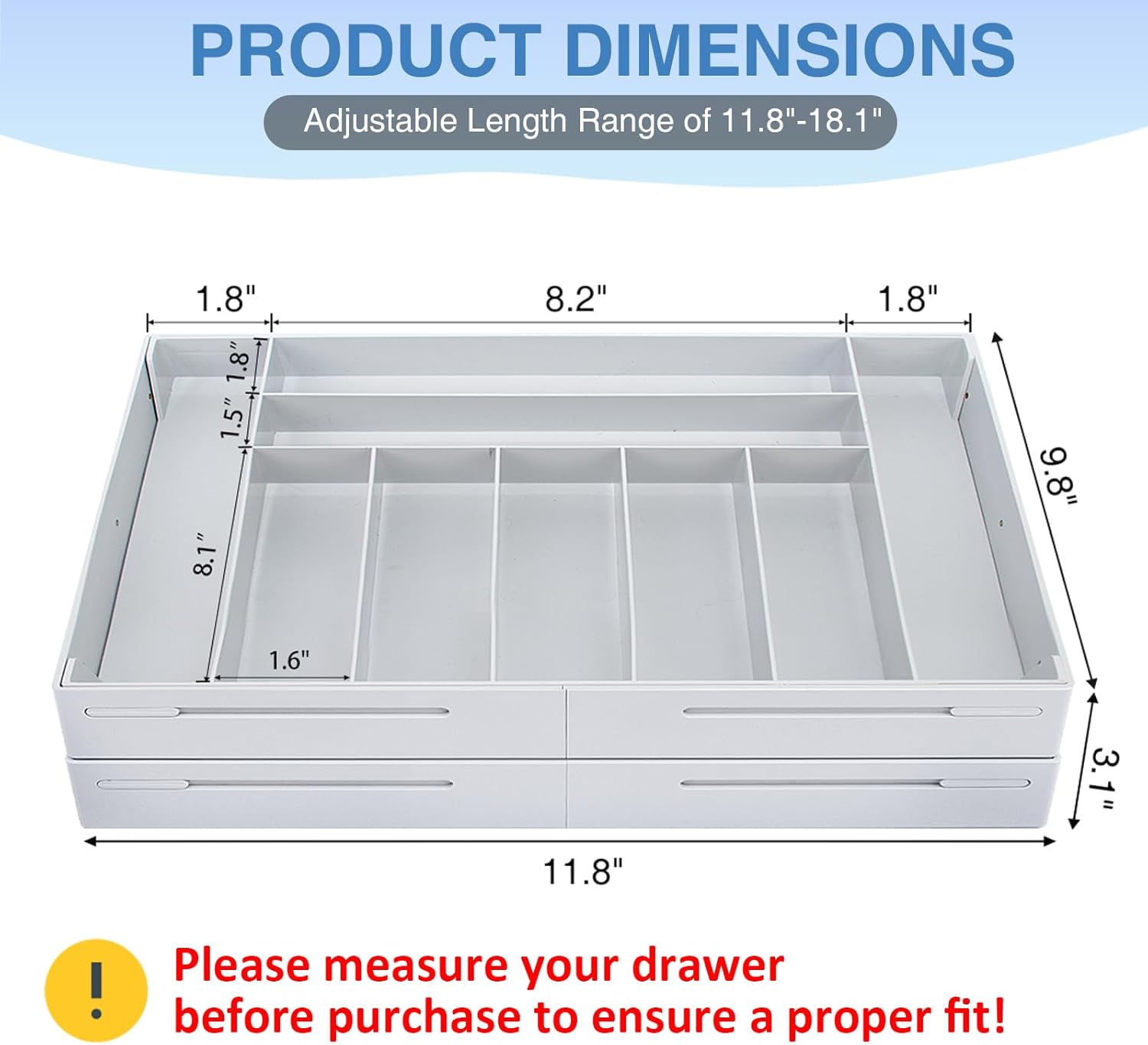 Revamp Your Space: The Ultimate Multi-Level Smart Drawer Organizer 2025