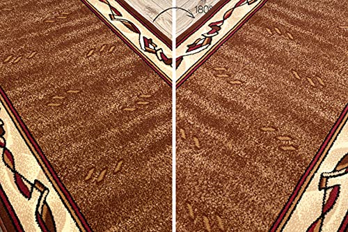 Alfombra de Pasillo Filip marrón para proteger suelos transitados 4