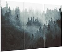 Vista 8 de JBER Paneles acústicos artísticos, paneles de pared acústicos de 72 x 48 pulgadas, arte de pared absorbente de sonido, paneles acústicos