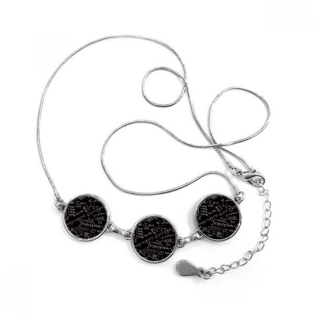 Cadeau décoration mathématiques collier avec chaîne pour diplômés - 3