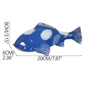 青花　魚の絵　高台鉢 青花丸大魚缶 白梅（大）14号鉢 水鉢 火鉢 睡蓮鉢 メダカ鉢