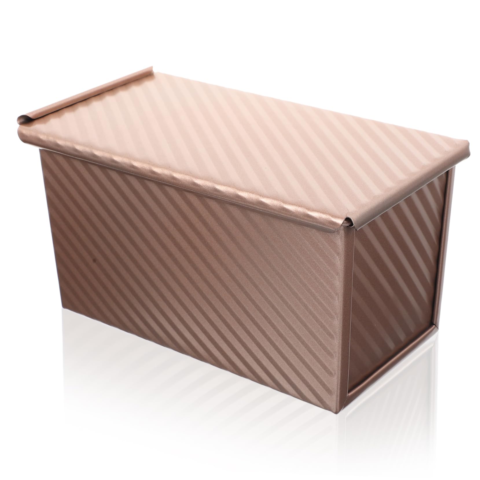 Cabilock Non Stick Toast Mold with Lid Bread Baking Pan for Home Bakery Use Versatile Loaf Pan for Whole French Bread Easy Cleanup present