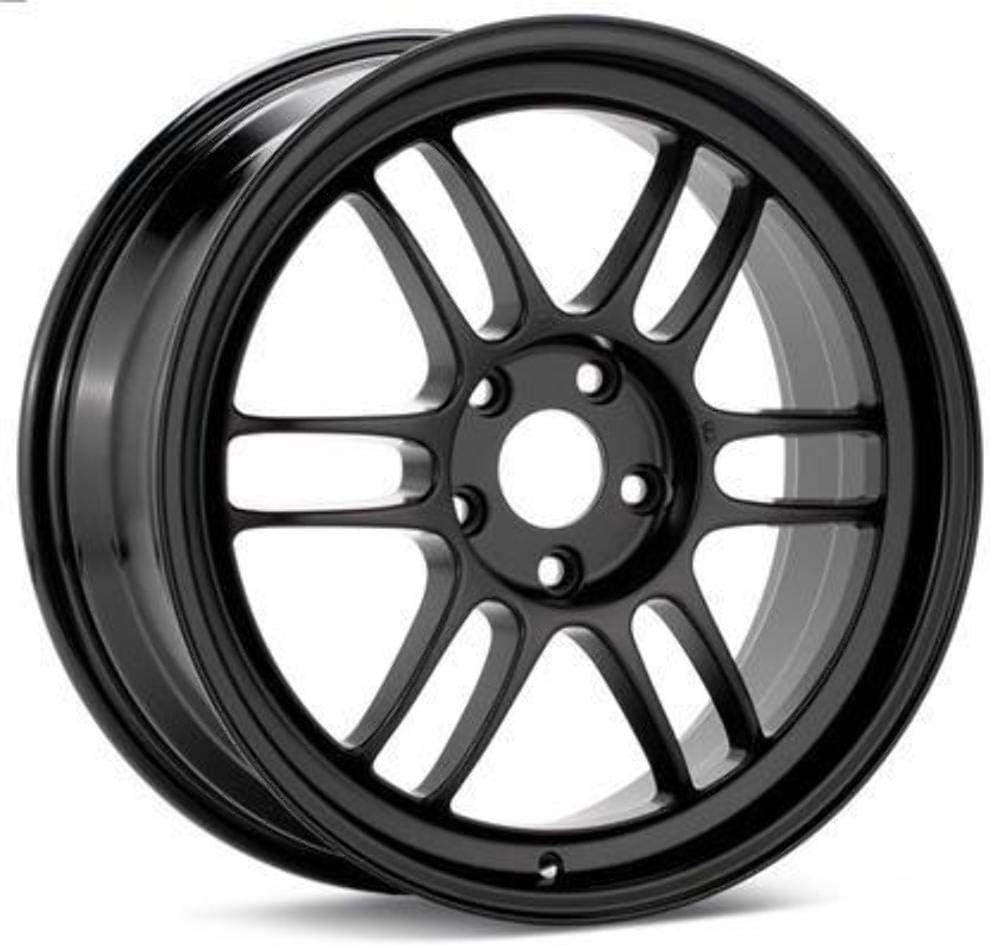 Enkei 379-570-4935BK RPF1 Racing Wheel 15x7 +35 4x100 Black Paint
