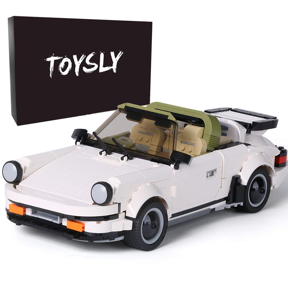 TOYSLY Mini Sports Car MOC Building Blocks and Construction Toy, Adult Collectible Model Cars Set to Build, 1:14 Scale Race Car Model (882 Pcs)