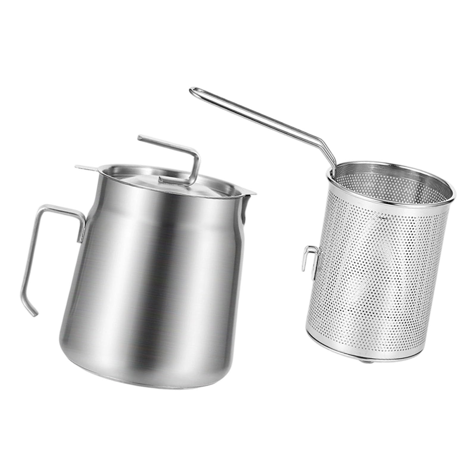Filtrazione dell'olio professionale con cestello in acciaio inox paraspruzzi, veloce per uso commerciale/domestico commerciale friggitrici cestino
