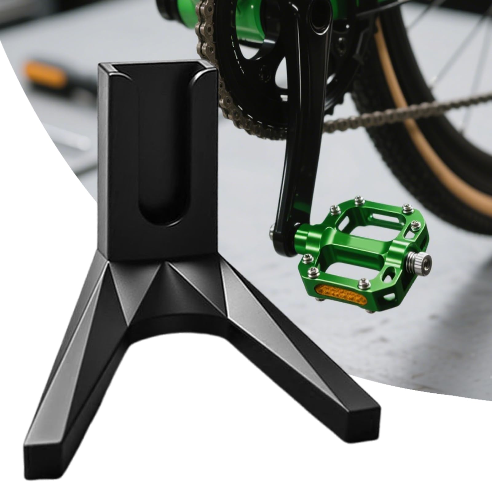 Supporto da terra per bici da strada | Supporto per parcheggio a terra per biciclette - Supporto portatile compatto per interni esterni Balcone