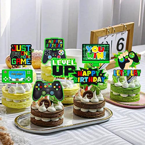 Umoni MONCT-174 36Pcs Game Party Cupcake Toppers Video Game Cupcake Picks Game Console Birthday Party Decoration Game thumb #8