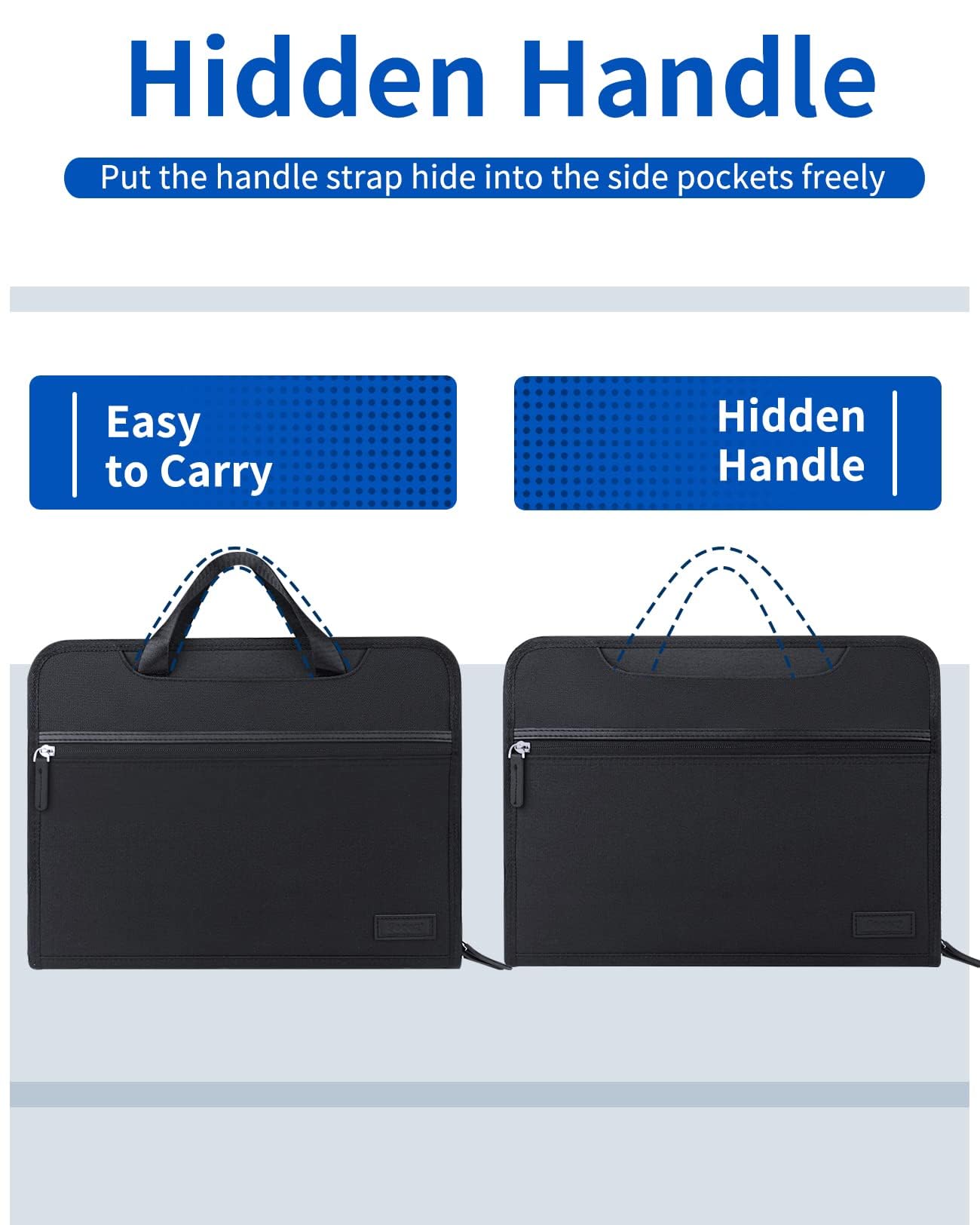 Sooez Heavy Duty Accordion File Organizer