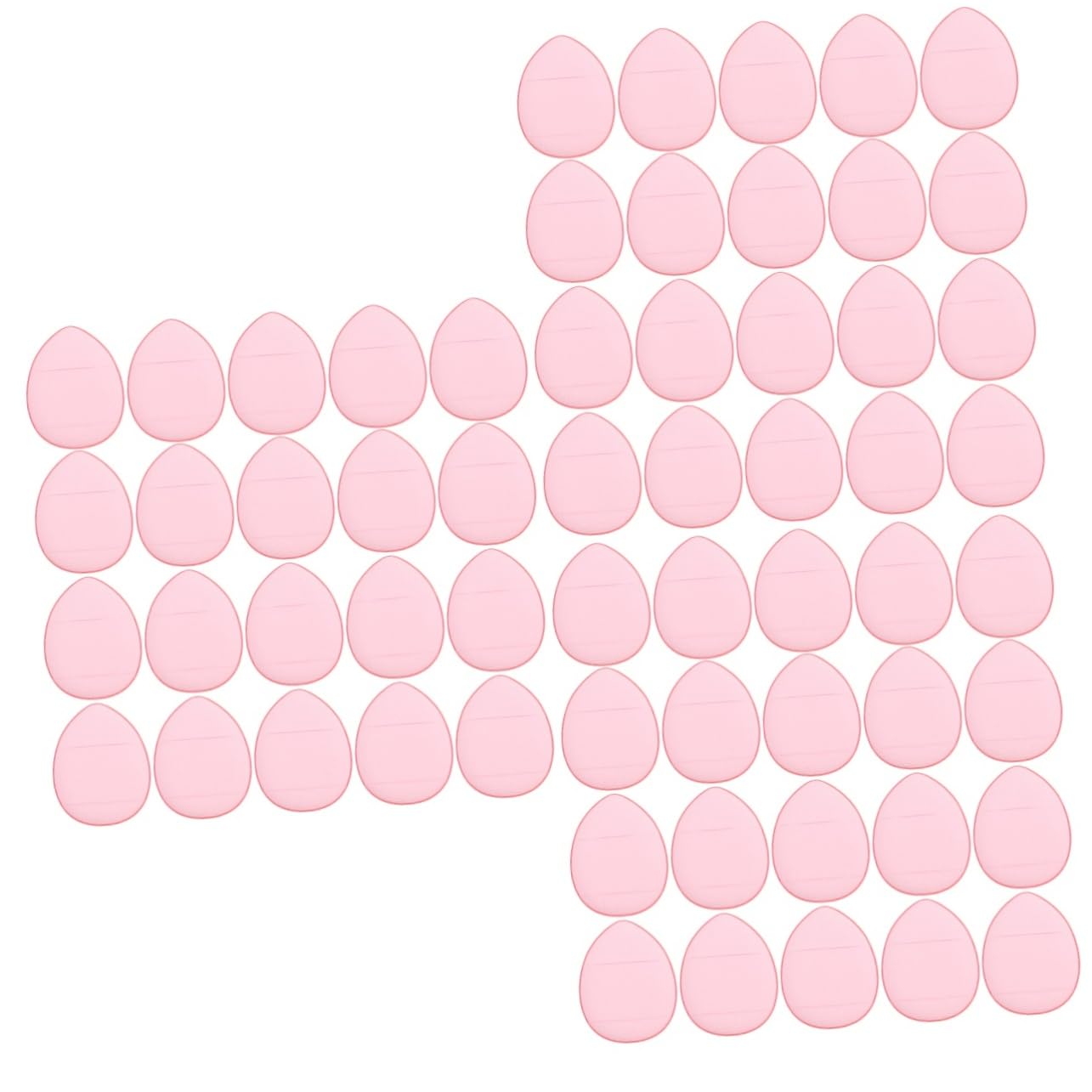 Baluue 60stücke Mini Makeup Schwämme Waschbare Puderquaste Für Foundation Blush Und Highlighter Vielseitig Einsetzbare Beauty-schwämme Für Trockenes Und Makeup Farbton