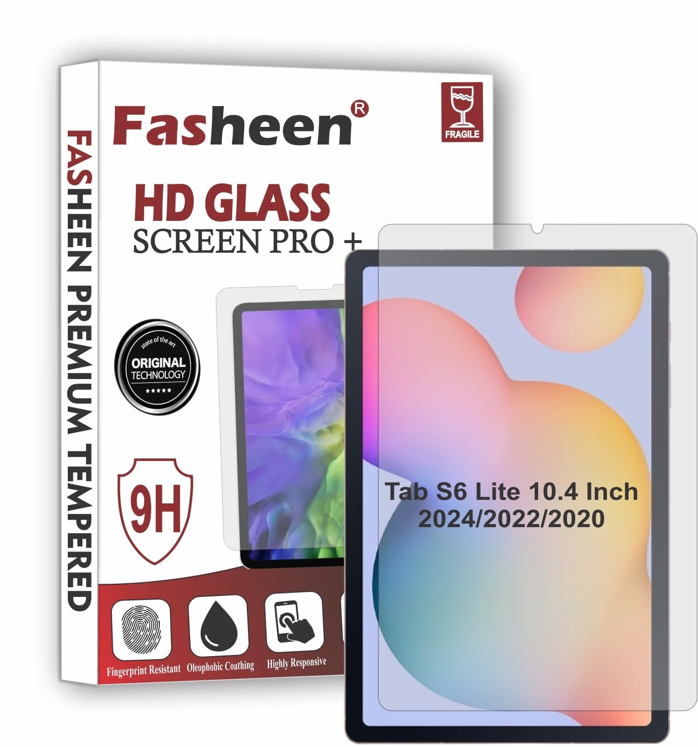 FASHEEN Screen Guard Compatible With Galaxy Tab S6 Lite 2024 P620, Samsung Galaxy Tab S6 Lite 2024/2022/2020 10.4 Inch (SMP610/SMP613/SMP615/SMP619/SMP620/SMP625) Fiber Screen Protector Not a Glass (B0D2S68HG2) Amazon Price History, Amazon Price Tracker