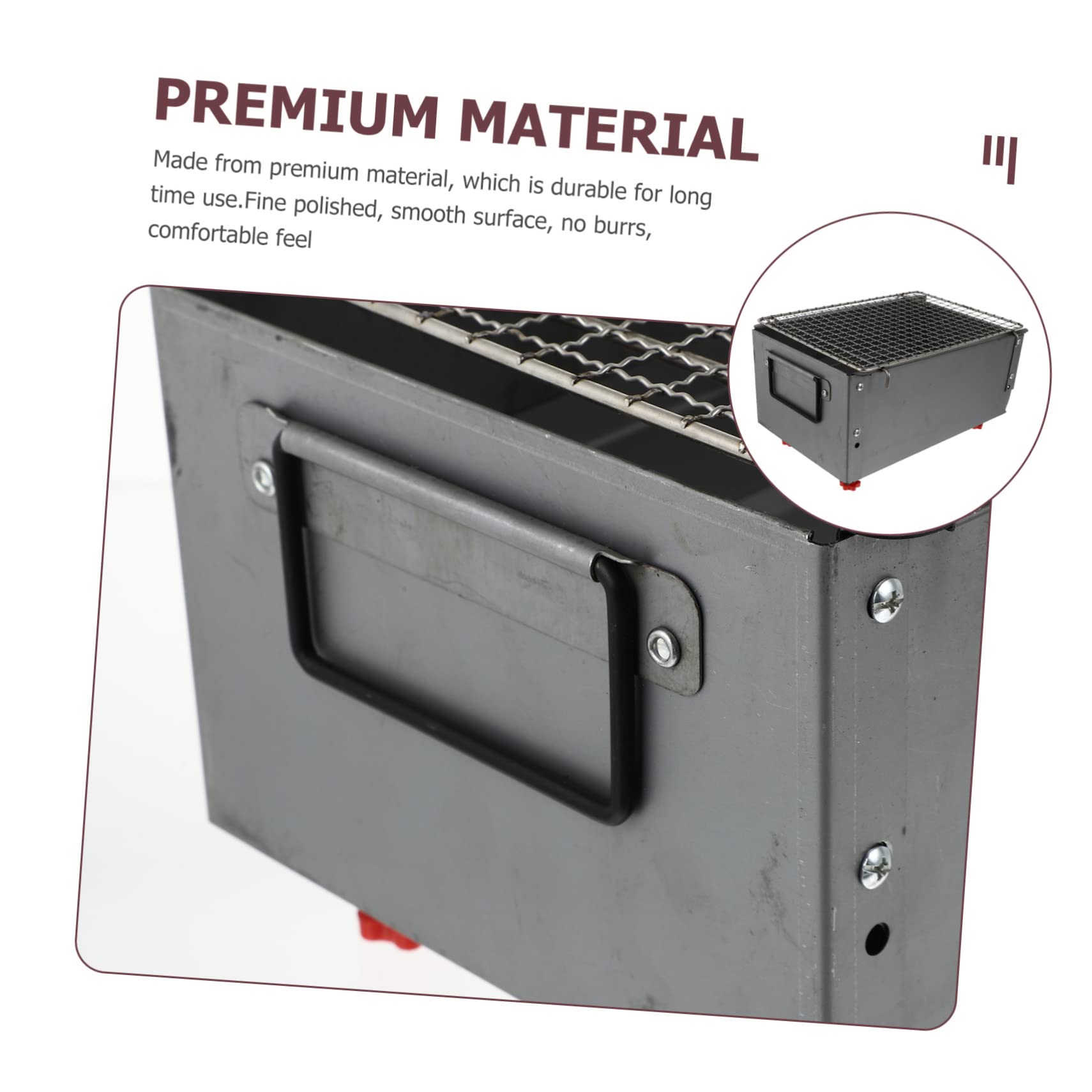 Garneck Multi-functional Outdoor Barbecue Grill Portable Stove Camping Bbq Grill Mats Bbq Tools for Outdoor Use