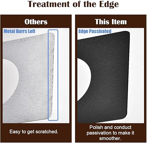 Miniatura 4 de Perilla de puertaplaca de refuerzo de cerrojo negro mate, cubierta de fijación para manija de puerta, placa trasera de reparación, kit de refuerzo