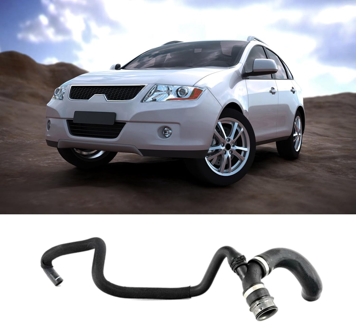 Engine Coolant Hose Easy Installation for G63 2013-2018 Automotive Accessories 4635019184 Coolant Breather Pipe Tube Easy Installation