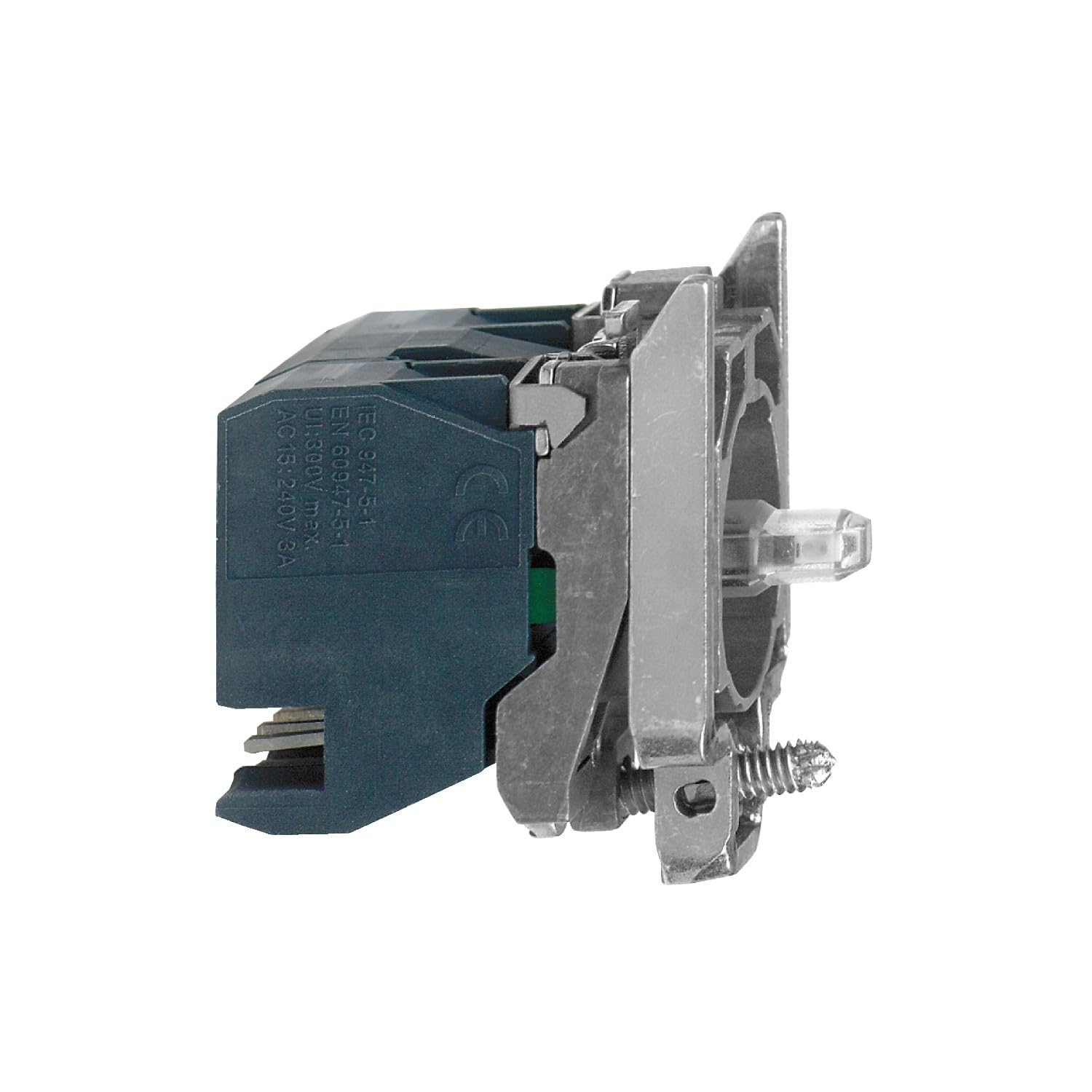 Schneider Electric ZB4BW0B334 Body 24V, Green Light Block With Body/Fixing Collar With Integral Led 24V 2No