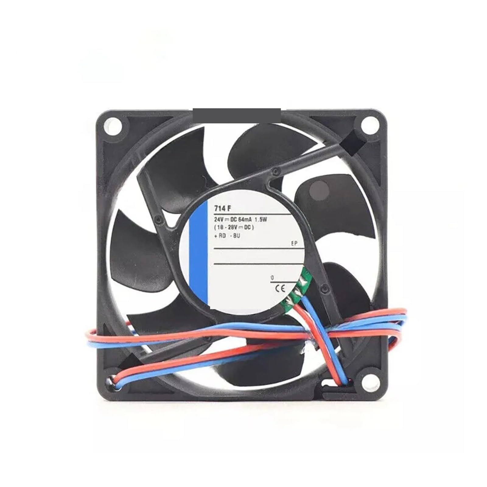 BRODEFUP Cabinet Case Cooling Fan 24VDC 1.5W 64mA 70x70x15MM 2-wires 714F Slim Chassis radiator