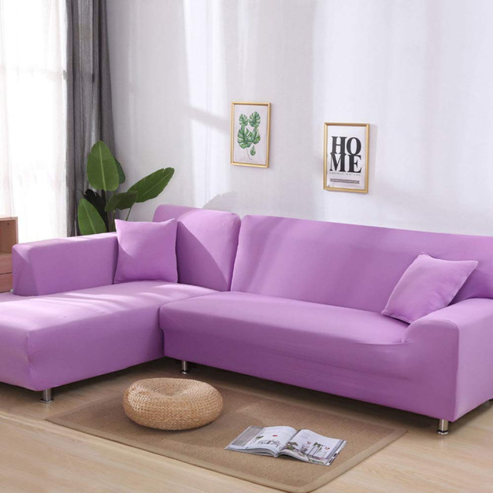 Jednolity kolor elastyczny elastan narzuty na sofę narzuta na sofę elastyczny ręcznik na sofę narożną narzuty na salon, kolor 14,3, siedzisko 190,230cm 1PC