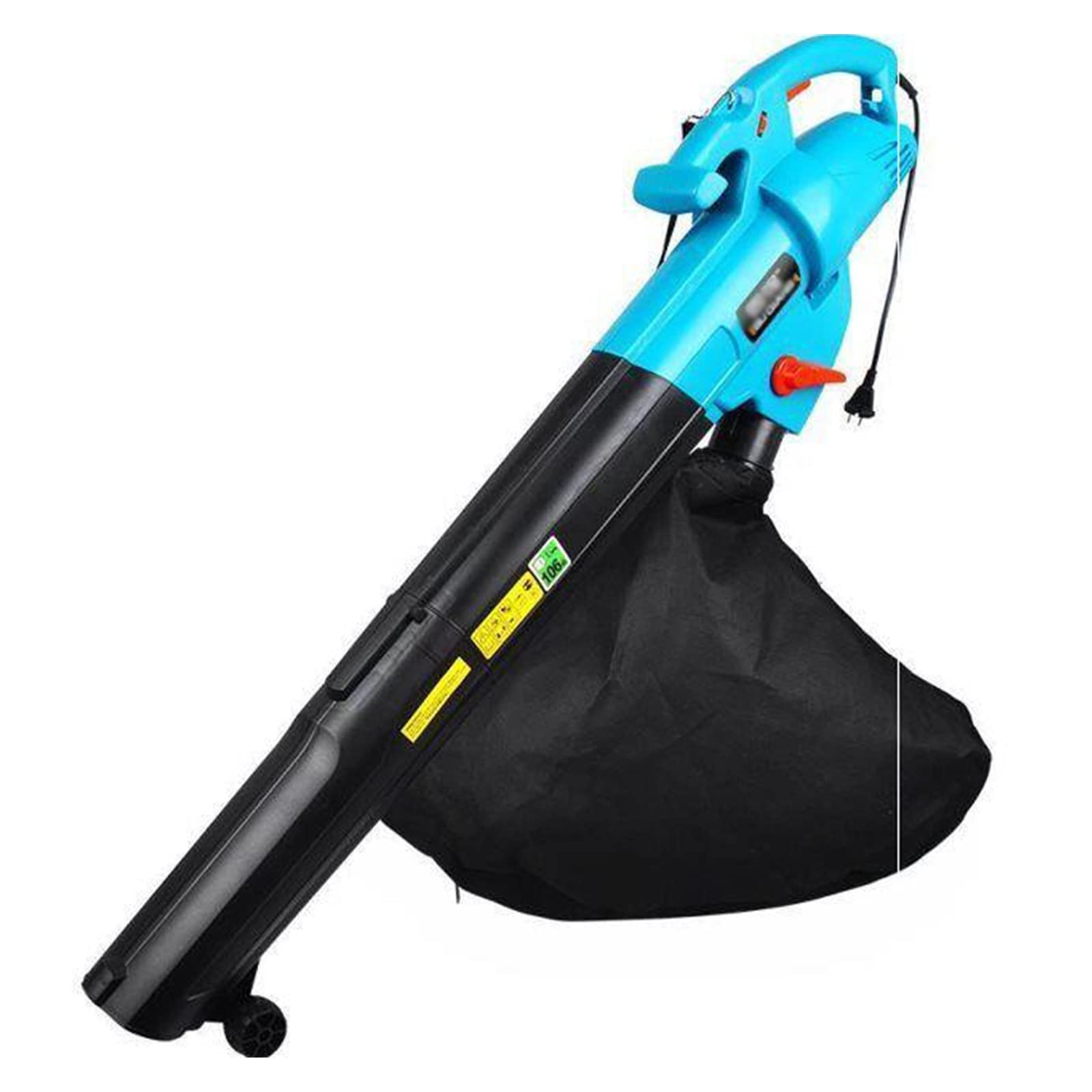 Aspirapolvere elettrico 2 in 1 Collettore di polveri/ventilatore Macchina for raccolta foglie da giardino Trituratore Soffiatore 3000W per professionisti e fai da te