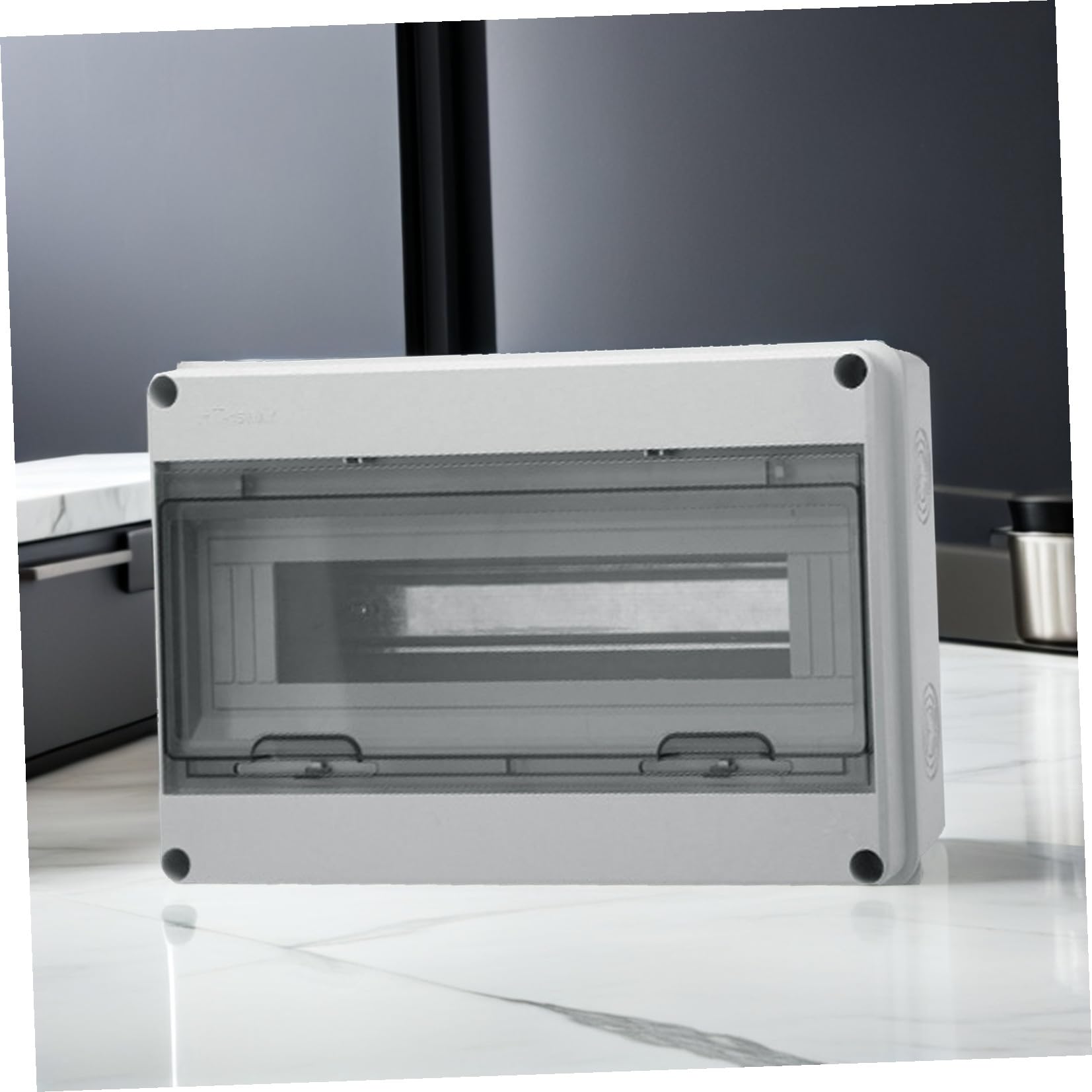 Scatola di Distribuzione in Plastica Resistente alle Intemperie 15 Circuiti, Protezione Ip65, Design Elegante e Facile da Usare per Installazione Esterna