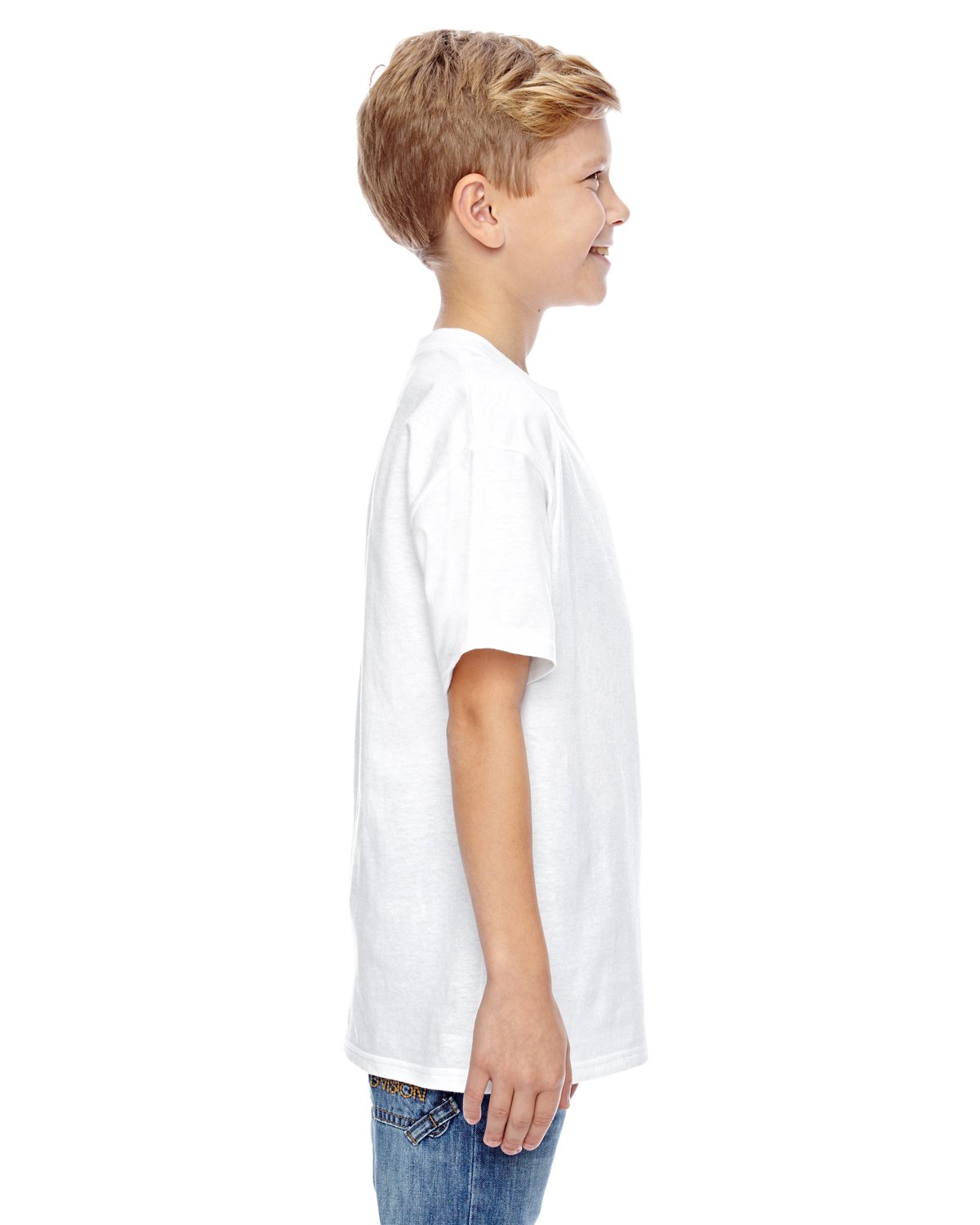 Hanes Big Boys' Nano Premium Cotton T-Shirt Pack of 3, White, X-Large