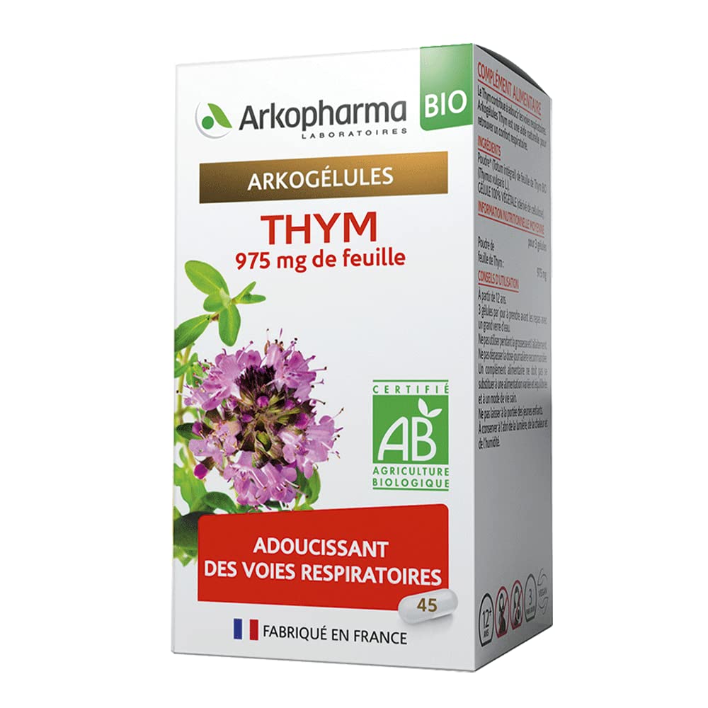 Arkopharma Arkogélules Thym Bio 45 gélules