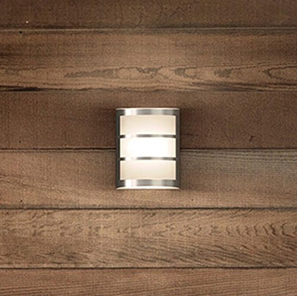 Philips myGarden Python - Aplique de pared, iluminación exterior, acero inoxidable, 1 x 6 W, 230 V, color gris