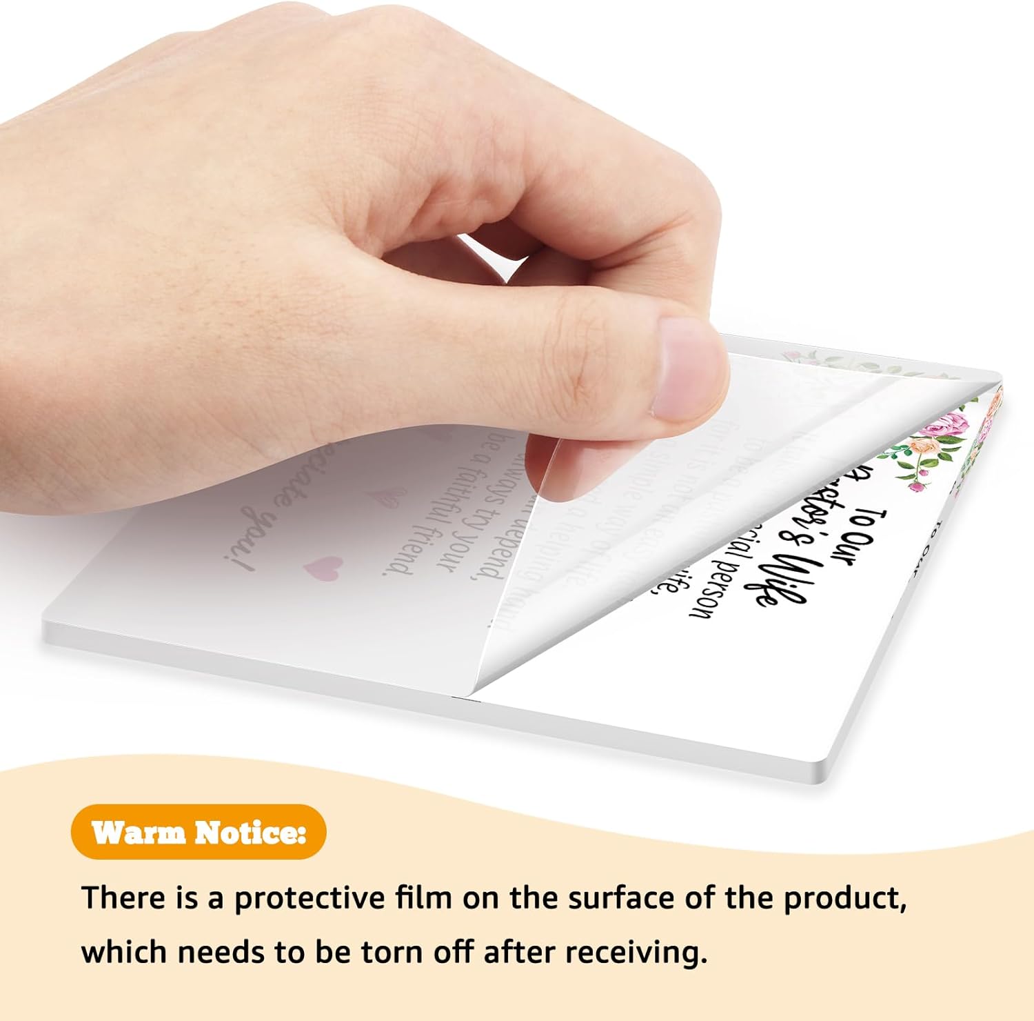 Pastor's Wife Appreciation Gifts Clear Desk Decorative Sign Christian Religious Gift for Women Pastor's Wife Thank You Acrylic Plaque Mother's Day Birthday Present Acrylic Sign With Wooden Stand - Image 3