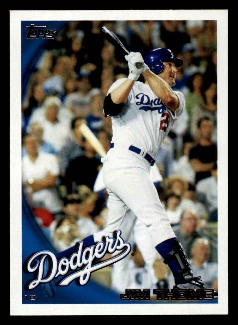 Amazon.com: 2010 Topps # 323 Jim Thome Los Angeles Dodgers