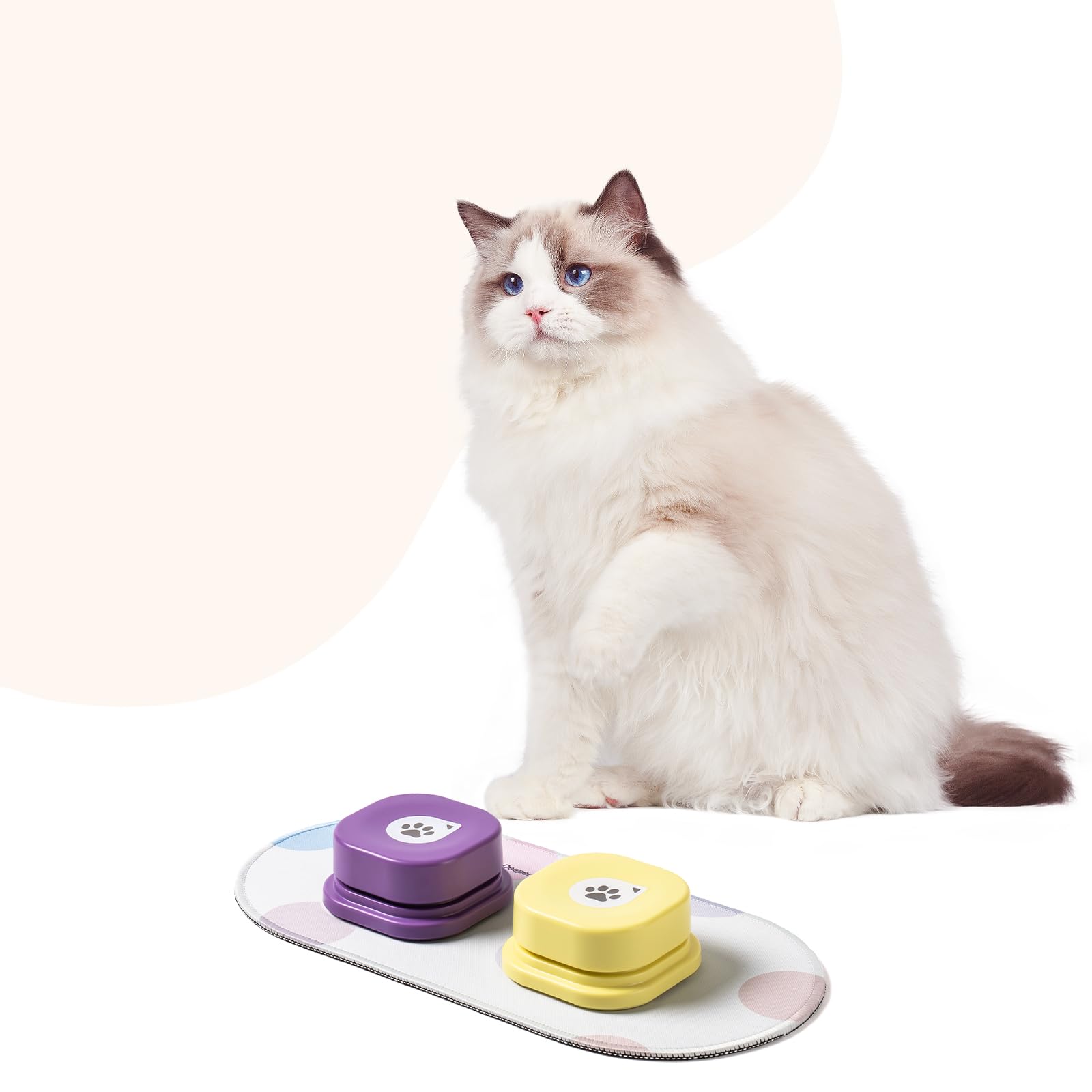 Amazon | MEWOOFUN 犬用 録音ボタン 2個入り 会話ボタン 音声ボタン