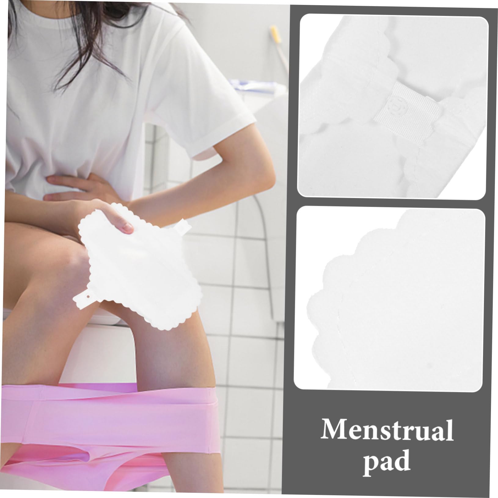 COLLBATH 3 Set Di Assorbenti Mestruali Lavabili in Cotone Assorbenti Riutilizzabili Per Donne Per La Notte Comodi E Adatti Per Il Ciclo Mestruale 10 Pezzi*3