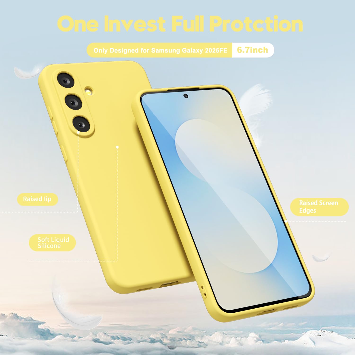 oakxco for Samsung Galaxy S24 Ultra Phone Case Liquid Silicone, Thin Slim Soft Rubber Gel TPU Plain Simple Cover for Women Girl Cute, Matte Solid Color, Brown Khaki Nude — view 165