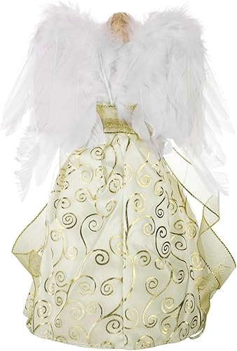 Miniatura 6 de URMAGIC Decoración para árbol de Navidad, figura de ángel de 14 pulgadas, sombrero de árbol de Navidad, sombrero de árbol de Navidad, sombrero de