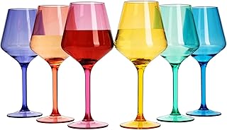 THE WHITE SHOP 6 Pcs European Style Glass Crystal
