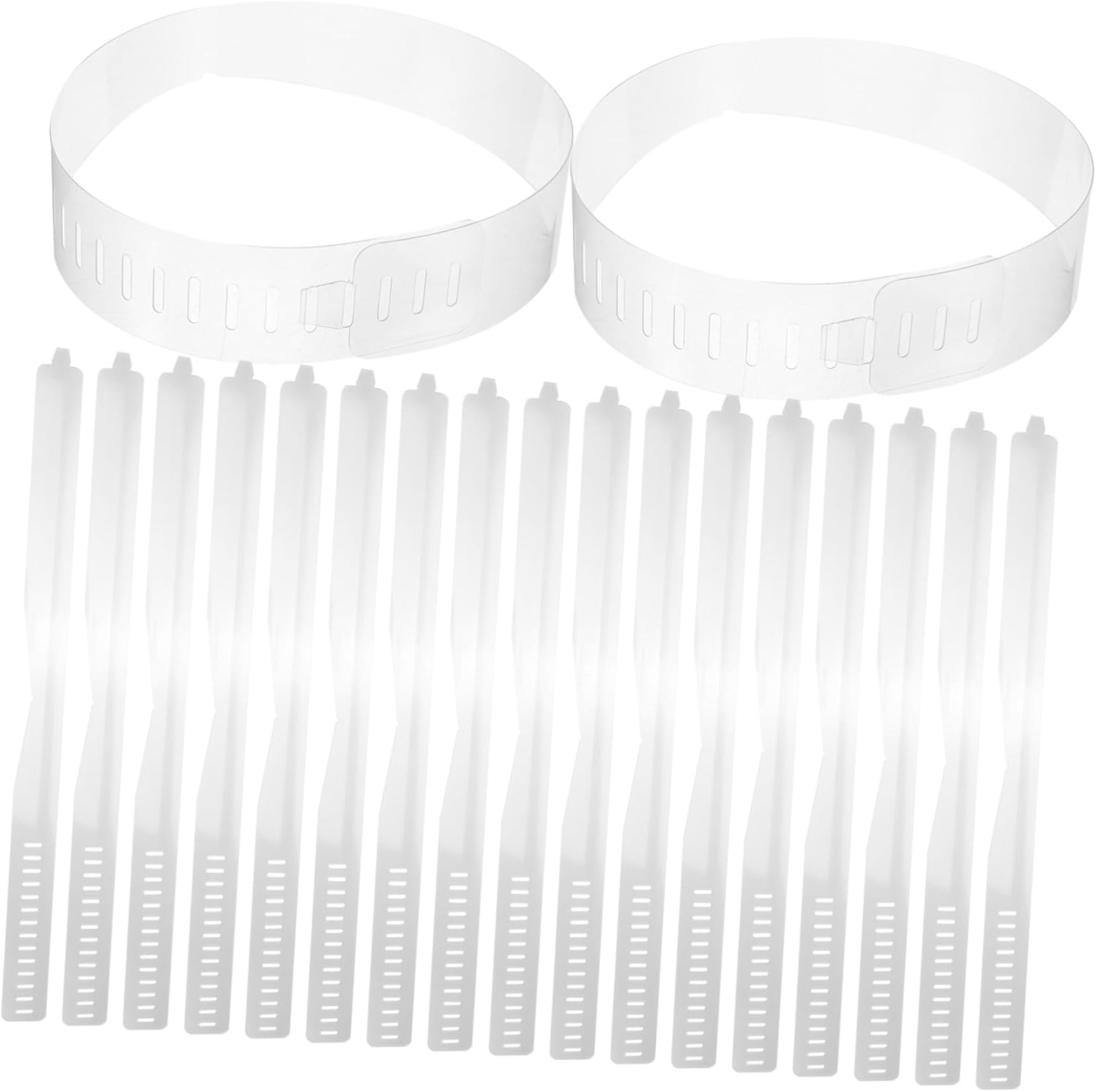 100pcs Plastic Collar Supports for Shirts Collar Stays for Dress Shirts Flexible Lightweight and for Travel and Daily Use