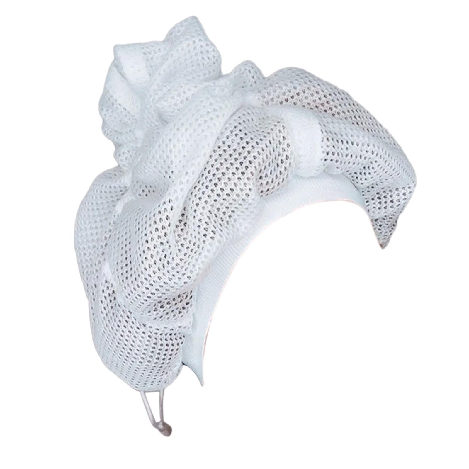 ecomistiq Net Plopping Cap Reusable Drying Adjustable Head Cover for Wavy Short Coiled| Hats| Womens Accessories |Clothing Shoes &-picture-21
