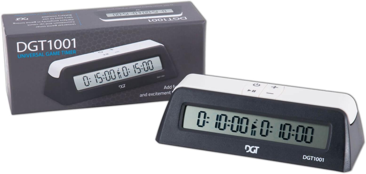 DGT 1001 Digital Chess Clock - Black