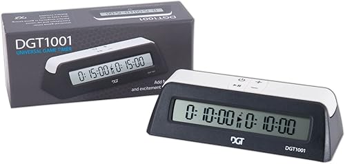 DGT 1001 - Reloj de ajedrez digital, color negro
