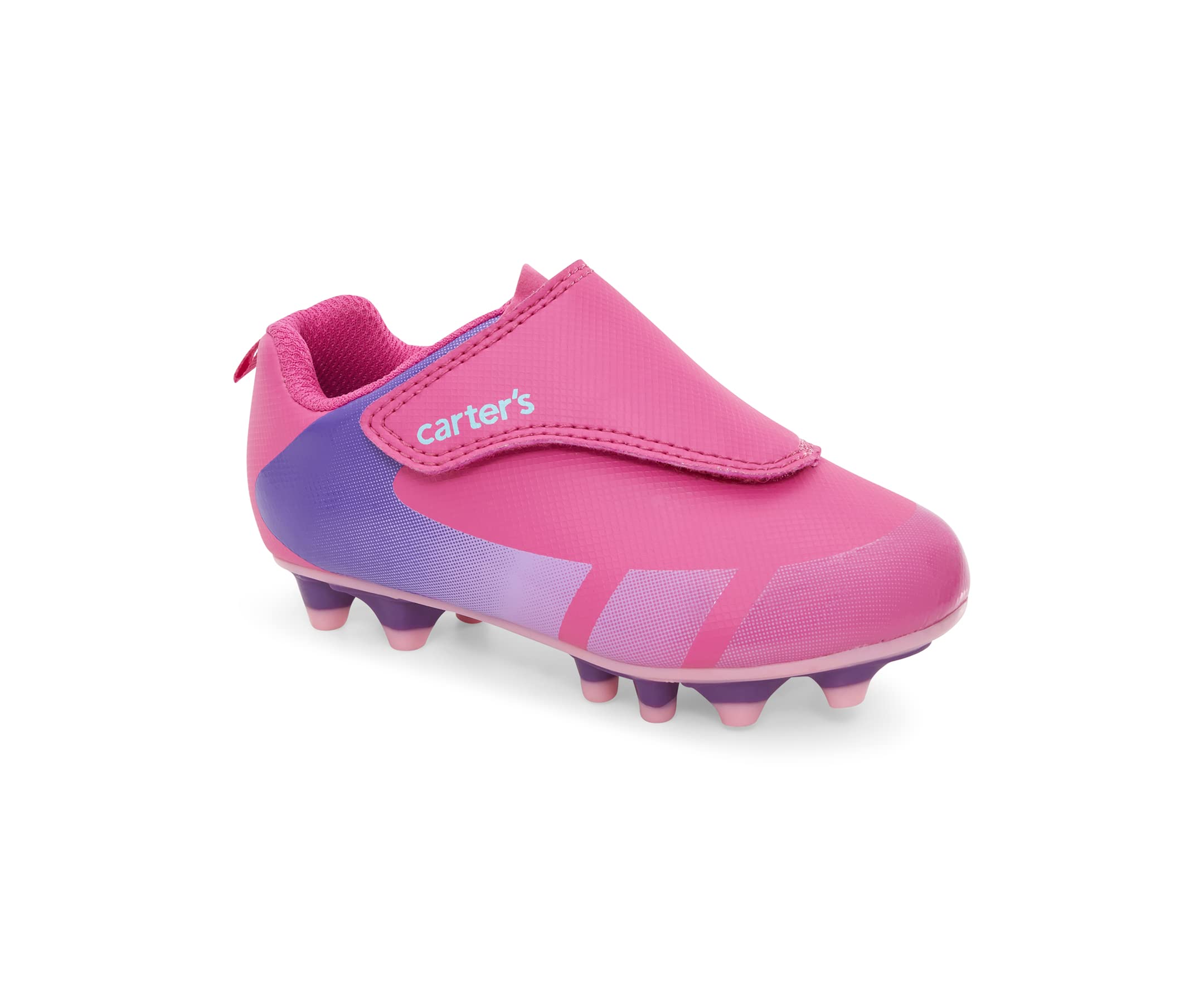 carter's Girls Fica Sport Cleat, Fuchsia/Fuchsia, 8 Toddler
