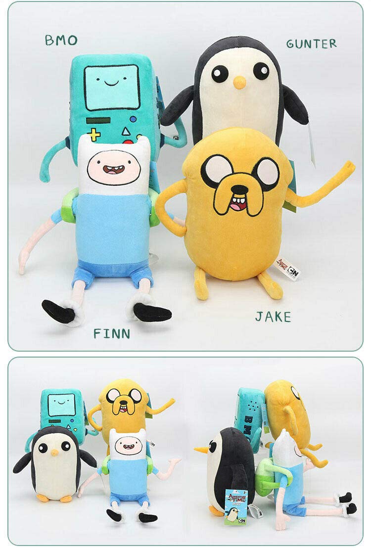 Microplush Adventure Time Plush Toy 25 43cm Jake Penguin Gunter