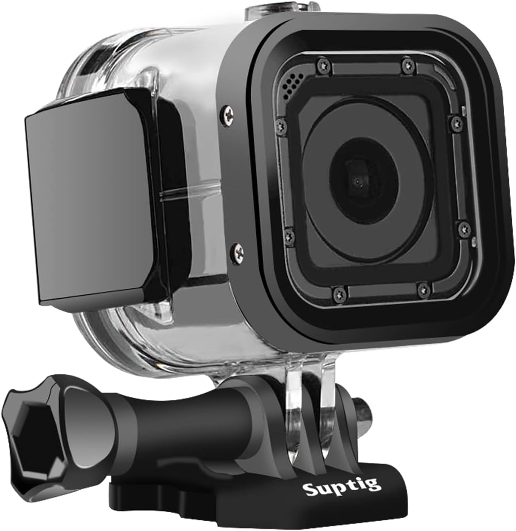 Replacement Waterproof Case Protective Housing for GoPro Hero 4session, 5session Outside Sport Camera For Underwater Use - Water Resistant up to 196ft (60m) …