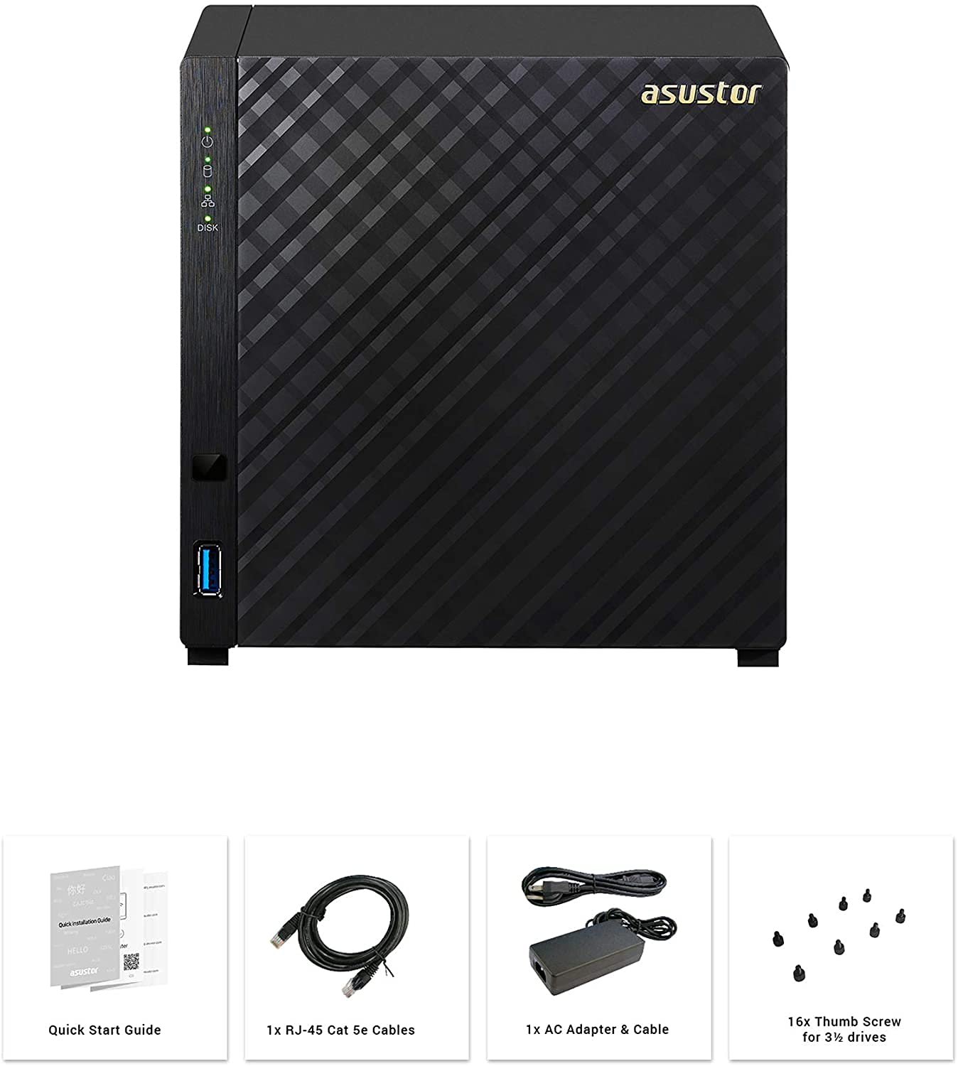 Amazon.co.jp: Asustor AS1004T V2コンパクト4ベイNASメディアサーバー