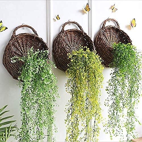 Panier de rangement noué main cache-pot bohème chic 37cm - 8