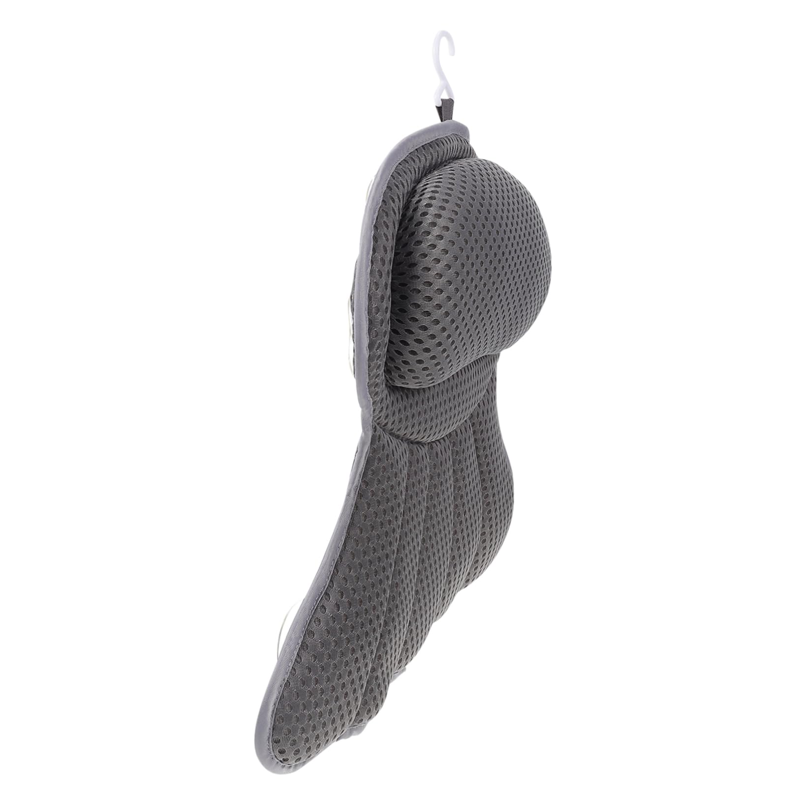 Mikinona Unique Design Fishtail Pillow Bath Pillow Bathtub Headrests Bathtub Neck Cushions and Comfortable (Grey)